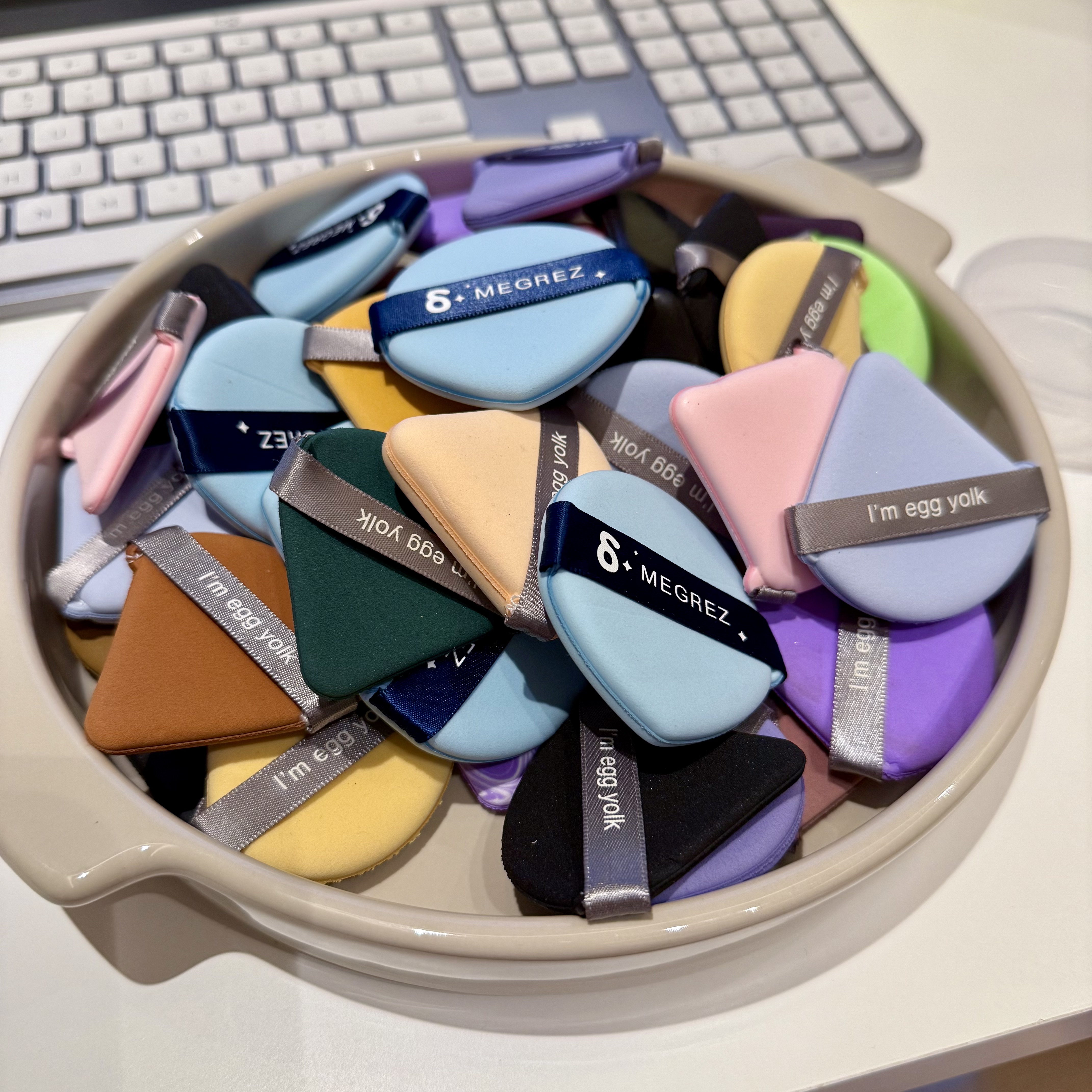 清仓100个瑕疵棉花糖巨软粉扑