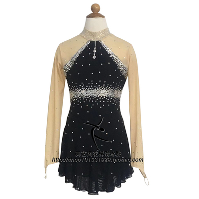 舞艺阁儿童花样滑冰服裙子溜冰服训练服花样滑冰表演服HBF1777