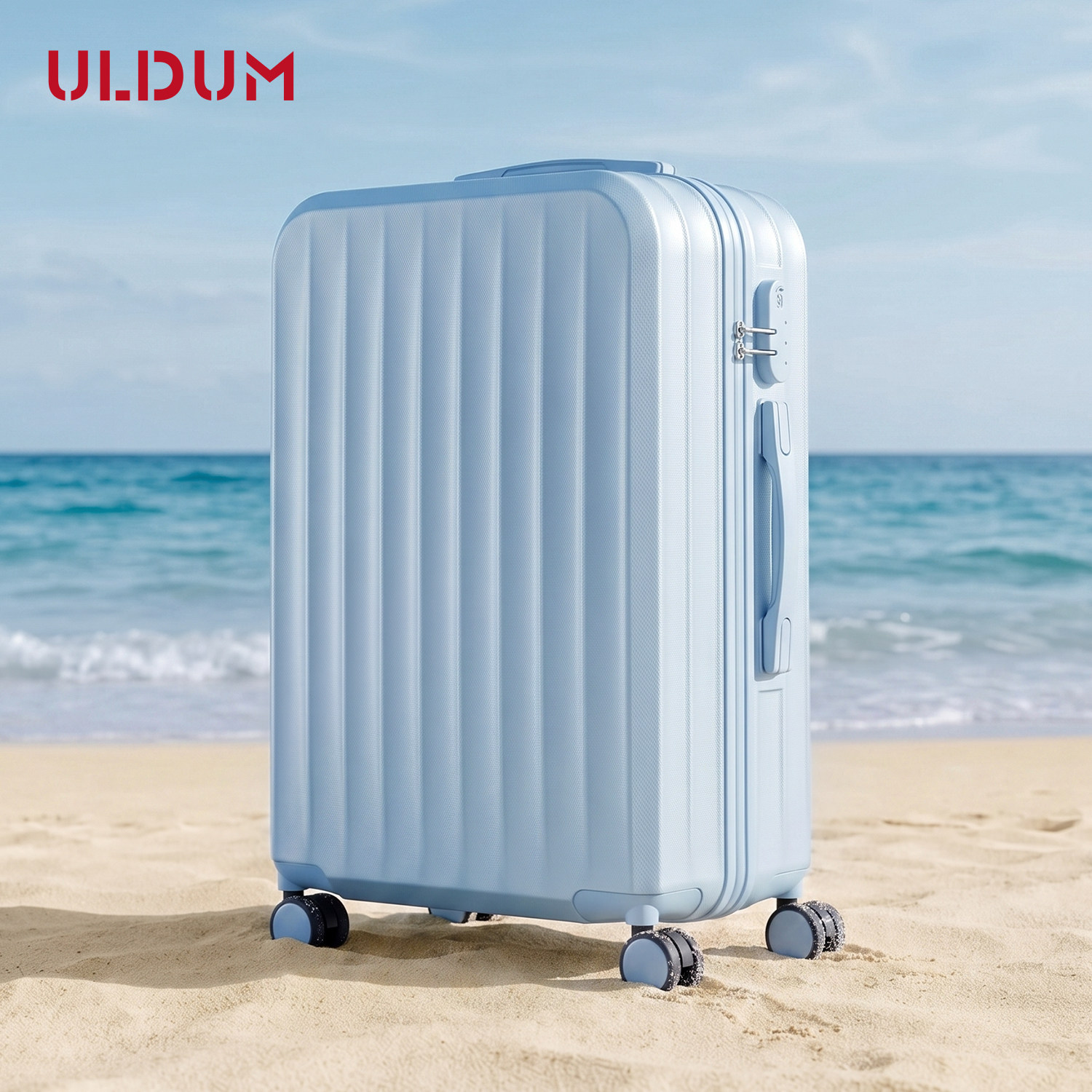 uldum蓝色行李箱闪电发货图片
