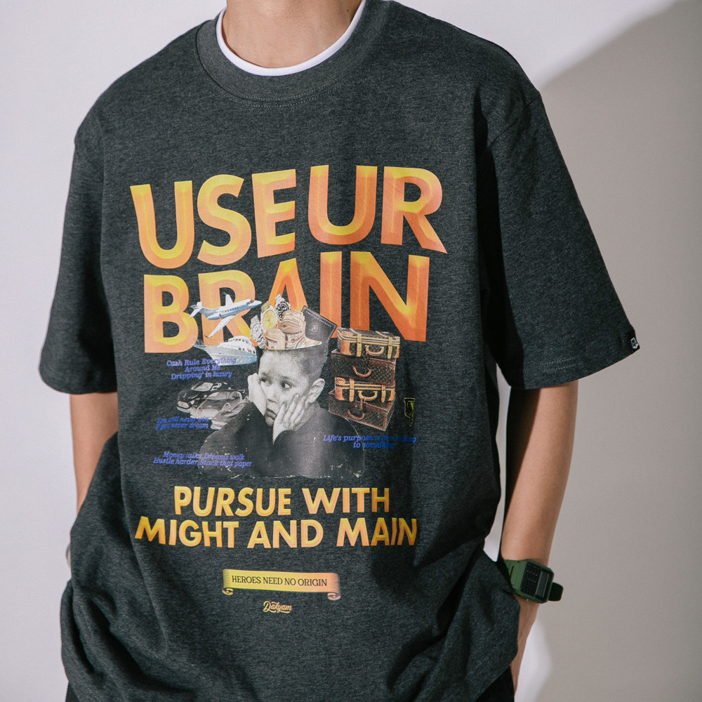 潮牌短袖嘻哈情侣印花T恤百搭