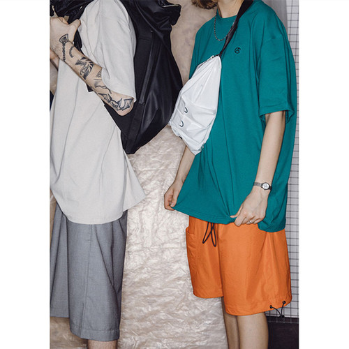 简约短袖T恤潮牌百搭日系男女