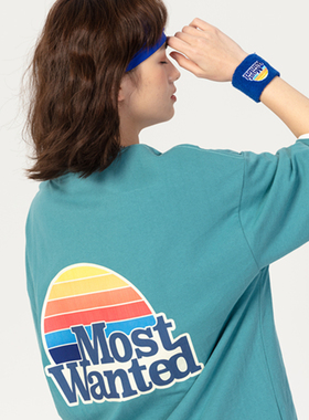 MOSTWANTEDLAB彩虹刺绣LOGO户外休闲运动篮球羽毛球手腕护腕配饰