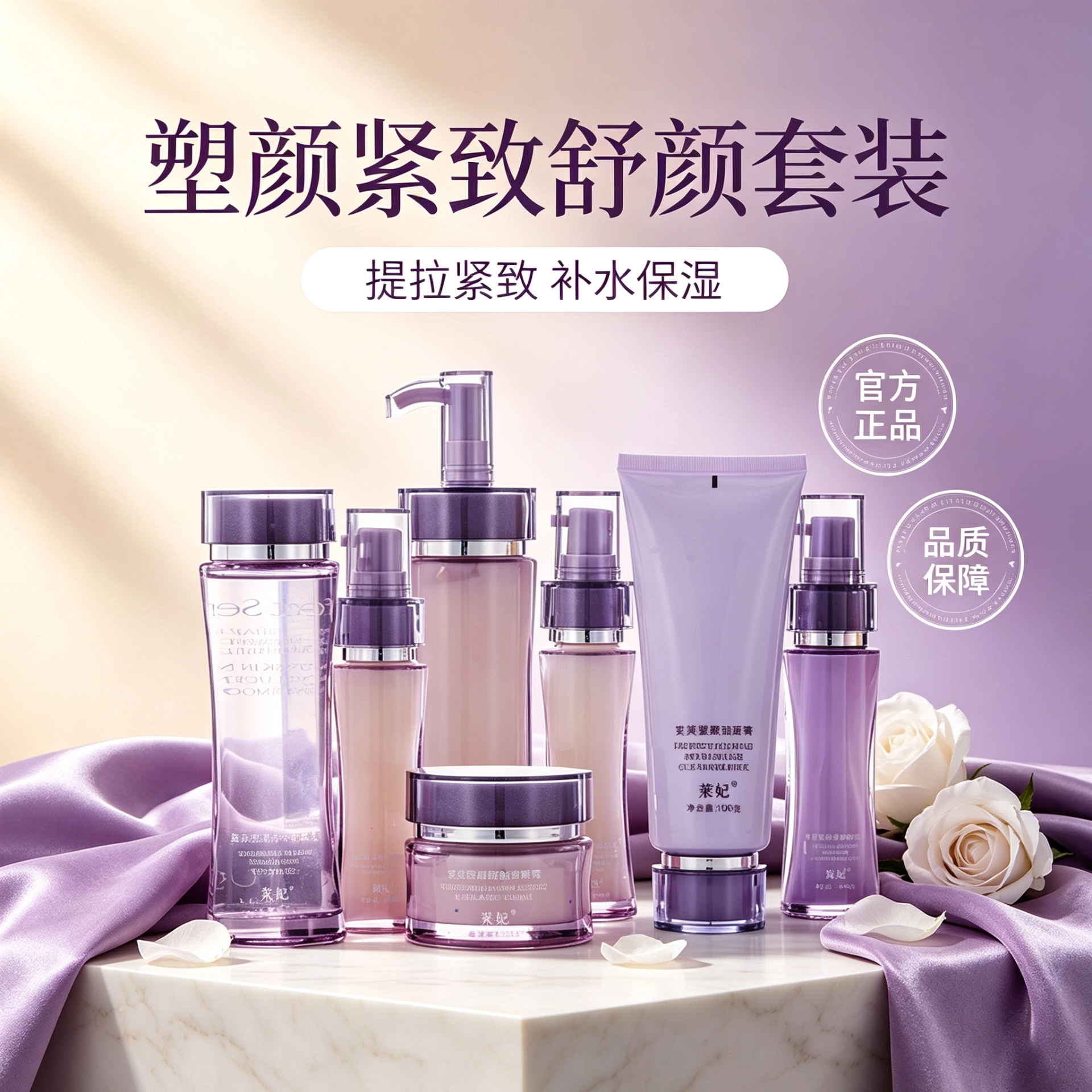 莱妃塑颜紧致套装保湿不油腻