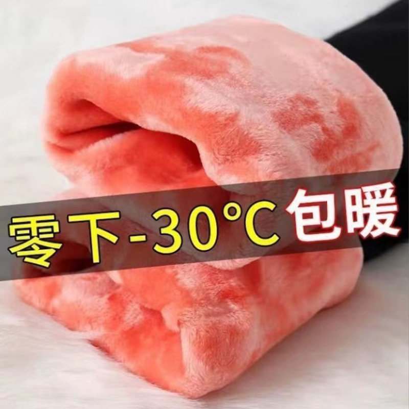 女童打底裤超厚绒500G棉裤水貂毛