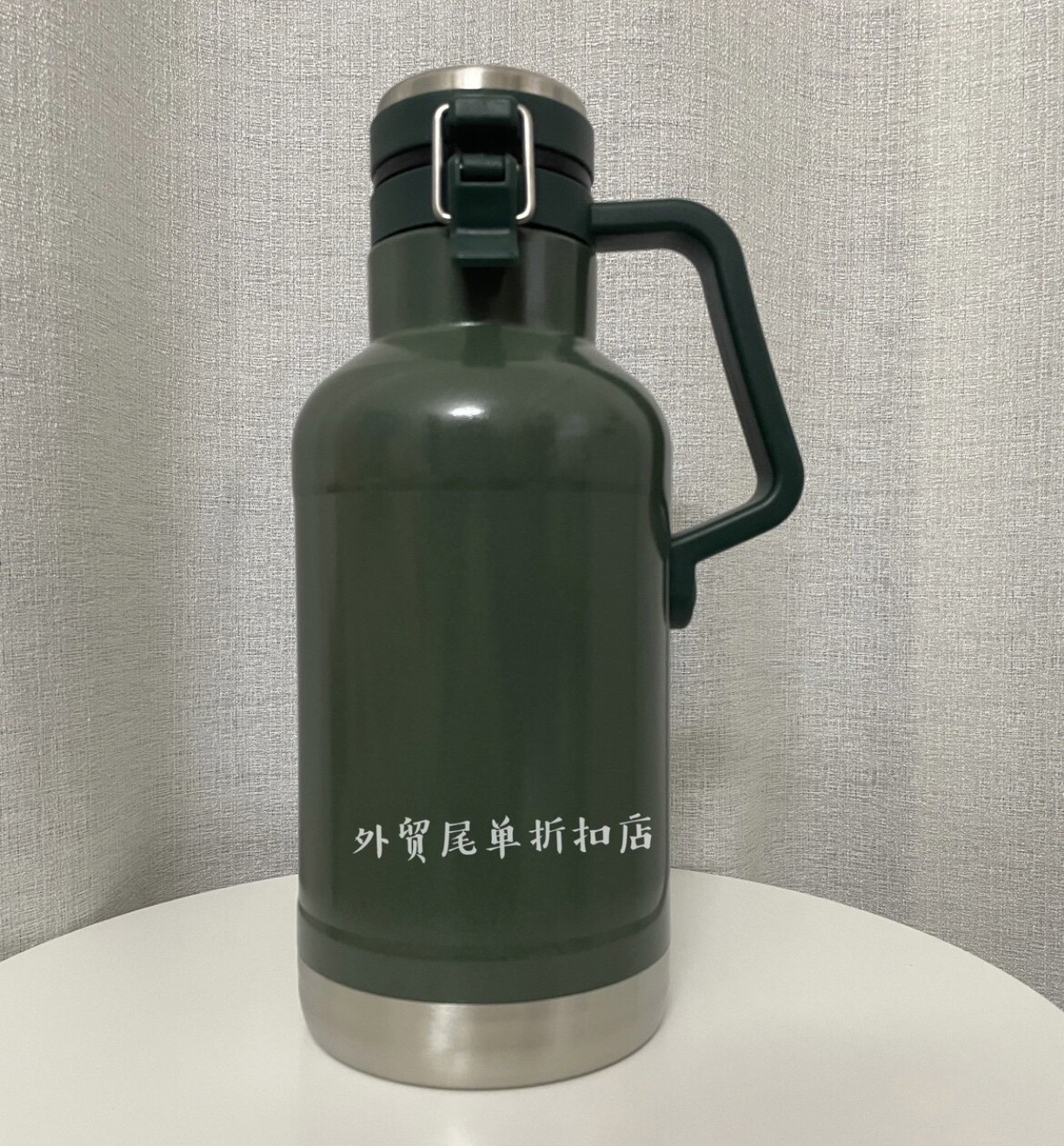 外贸欧洲露营啤酒壶保温壶保冷壶不锈钢大容量便携户外保温啤酒桶