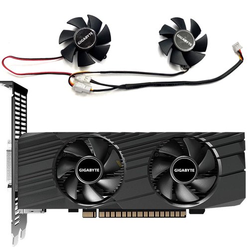 全新 GIGABYTE/技嘉GTX1650 4GB R6570暴雪半高刀卡显卡风扇