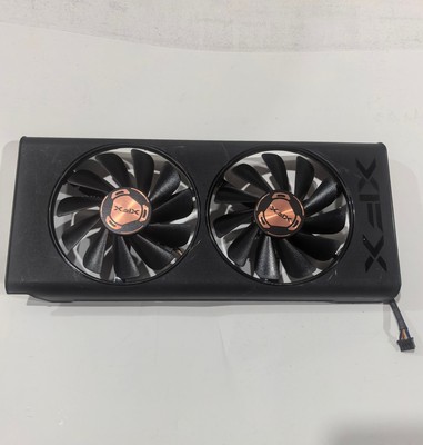 原装讯景rx5500 rx5600 rx5700 黑狼，战狼版显卡散热风扇带外壳