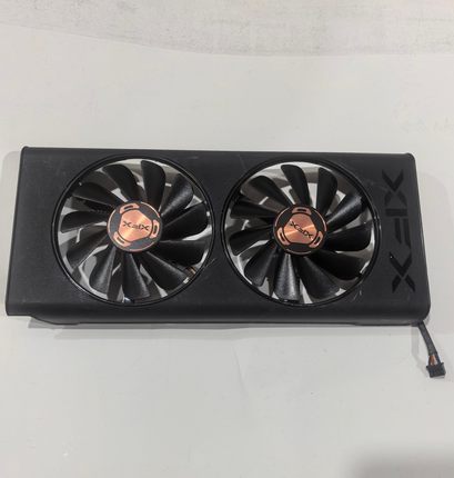 原装讯景rx5500 rx5600 rx5700 黑狼，战狼版显卡散热风扇带外壳