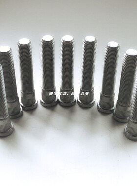 轮毂螺丝花键螺杆适用福特克莱斯勒15.7花键9/16〃-18 UNF长78mm