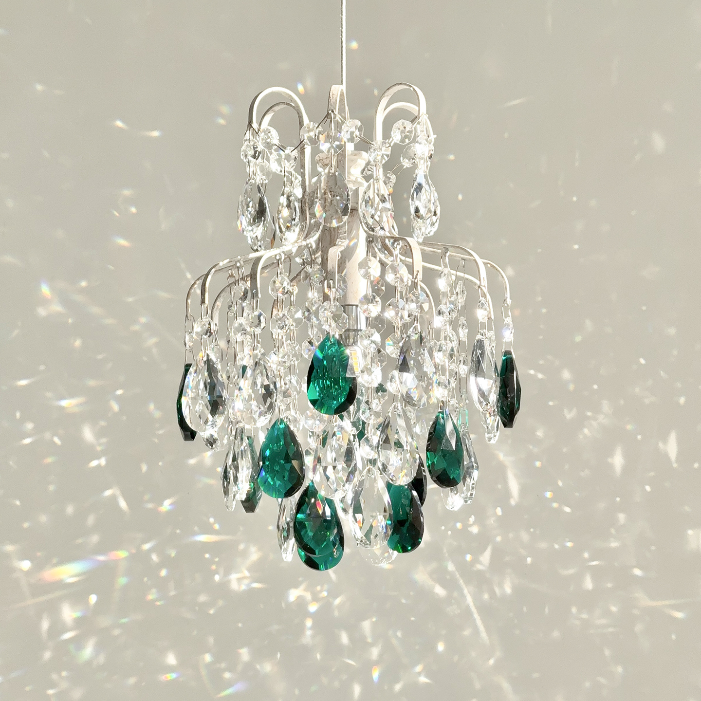 法式中古风卧室床头吊灯轻奢高级感个性水晶灯客厅背景墙玄关灯具