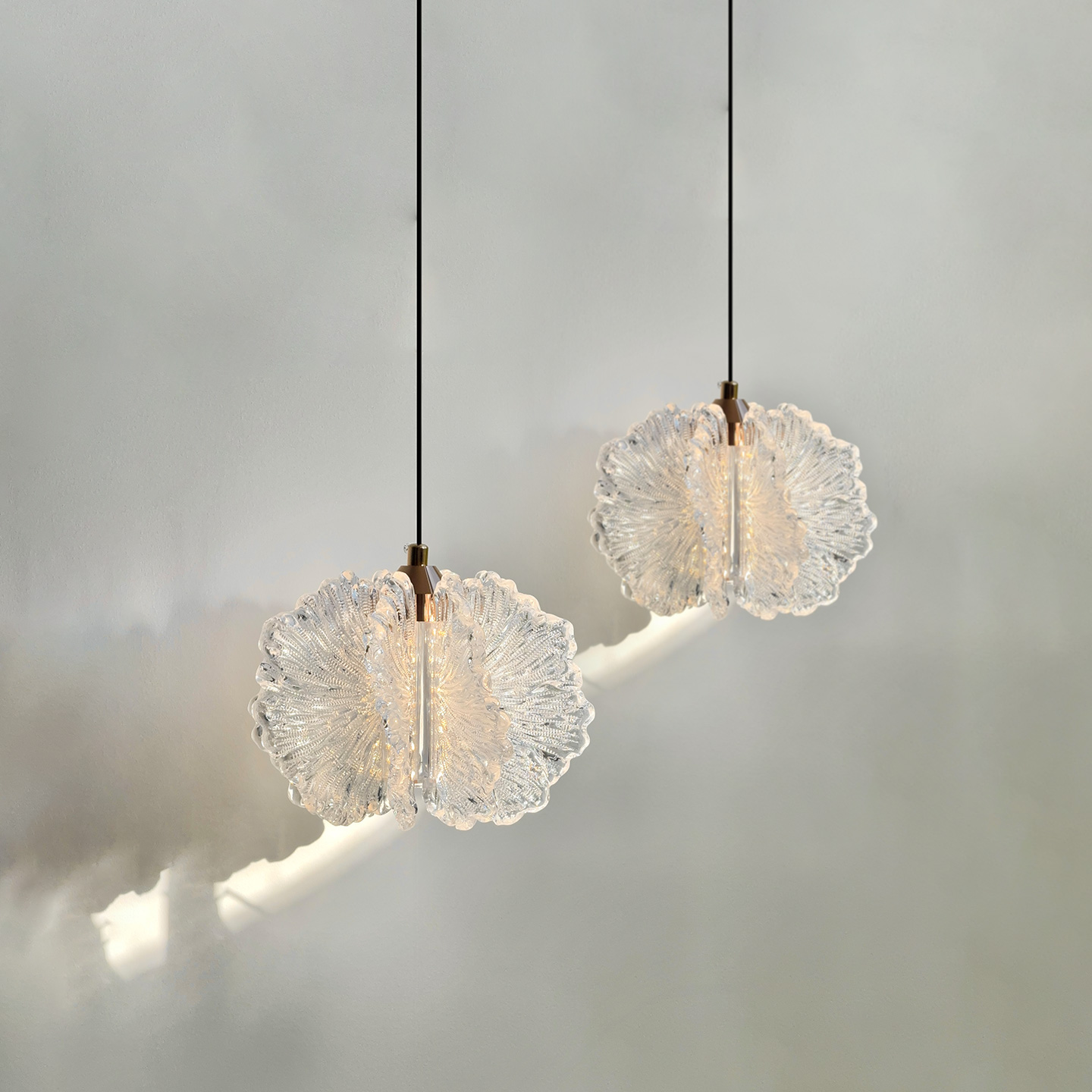 法式奶油风吊线灯现代简约卧室房间升降床头吊灯创意高级感玄关灯