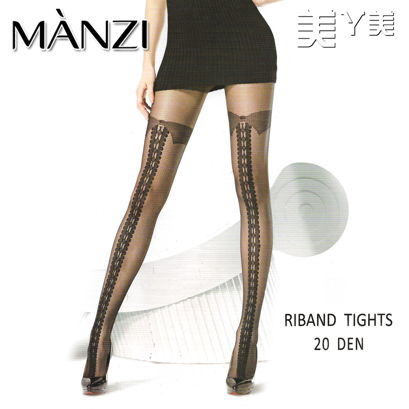 美丫manzi40d绅士风小菱格丝袜
