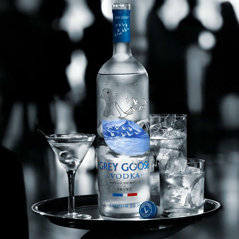 GreyGoose灰雁原味伏特加洋酒法国进口预调鸡尾酒基酒瓶装750ml