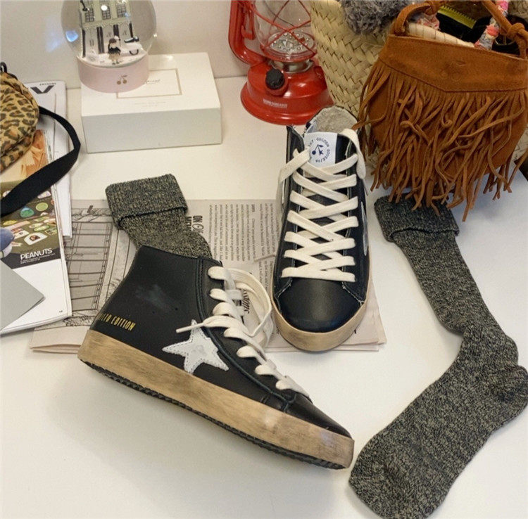 卷卷家 中性风鞋带款手工真皮亲子做旧休闲脏脏鞋