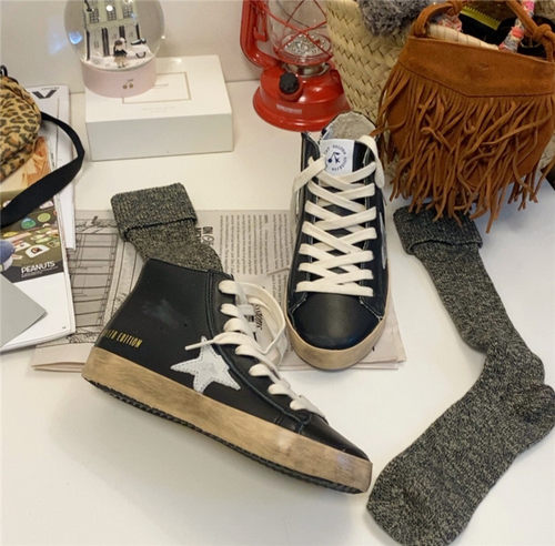 卷卷家 中性风鞋带款手工真皮亲子做旧休闲脏脏鞋