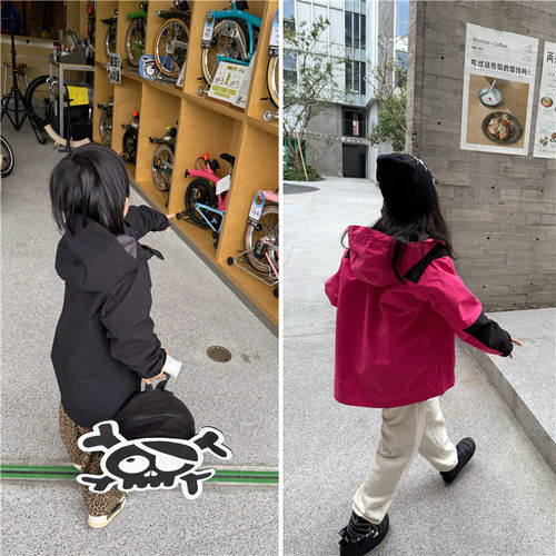 卷卷家 含内胆防水三合一冲锋衣外套