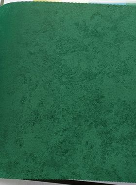 美式斑驳复古绿色墙布古典绿壁布