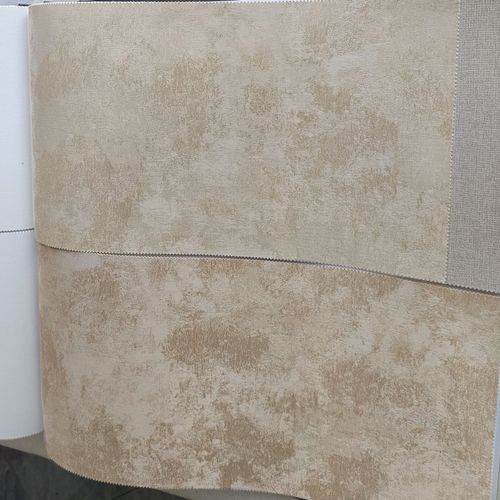 定制3.4米高斑驳米黄色墙布壁布