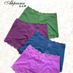 爱比娜夏季三角裤超薄性感安全裤打底裤蕾丝内裤C365