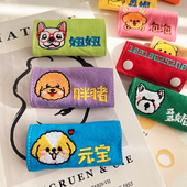 狗名牌身份牌定制绣花防丢项圈刺绣宠物用品狗牌刻字猫咪姓名挂件