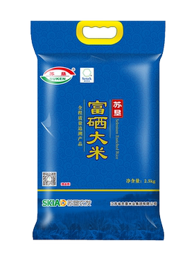 【苏垦米业】苏垦富硒米2.5kg  圆粒粳米 5斤装