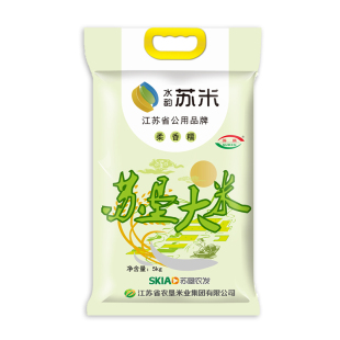 软香大米 香稻粳米 食味值高 星辰大米5kg 苏垦水韵苏米