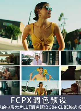 Final Cut Pro X 出色的电影大片LUT调色预设 50+ CUBE格式 推荐