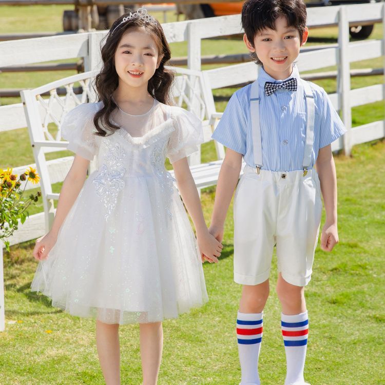 六一儿童合唱服男女童诗朗诵比赛演出服幼儿小学生合唱团表演服装