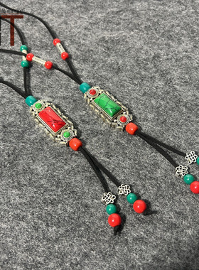 蒙古元素配饰少数民族男女通用蒙古族复古项链手工饰品百搭流行