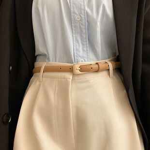 腰带女款配衬衣皮带女夏韩国简约学生复古百搭装饰配牛仔裤西