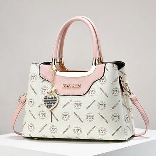 女包高端大气上档次包包女2025新款时尚百搭印花中年女士妈妈手提