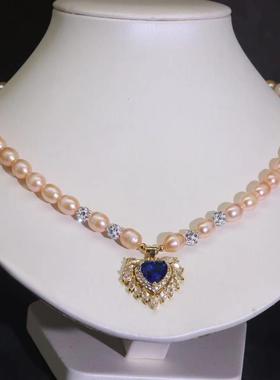 海洋之星金桔淡水珍珠项