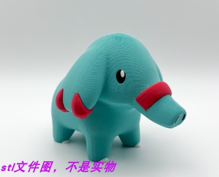 小小象宝可梦神奇宝贝口袋妖怪手办玩具三维立体stl文件3d打印