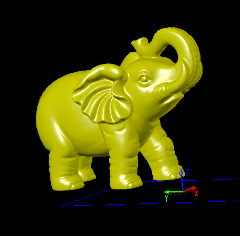 大象动物三维立体图圆雕图纸stl文件雕刻机3d打印模型素材