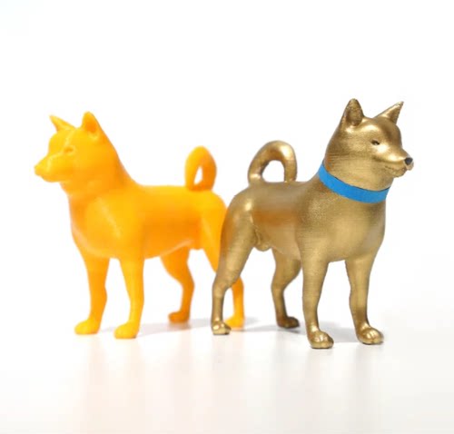 柴犬狗动物宠物玩具摆件装饰三维立体stl文件雕刻3D打印模型素材