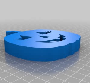 南瓜头骨万圣节幽灵骷髅手办普通三维立体stl文件3D打印模型素材图片