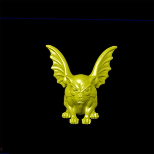 石像鬼狮鹫怪兽三维立体图圆雕图图纸stl文件雕刻机3d打印模型