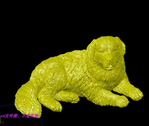 狗宠物品种狗动物生肖卡通手办立体图stl文件图雕刻图3D打印模型