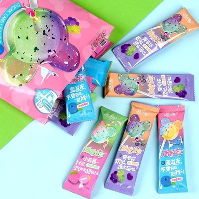欢乐猴糖分享可爱棒水果味