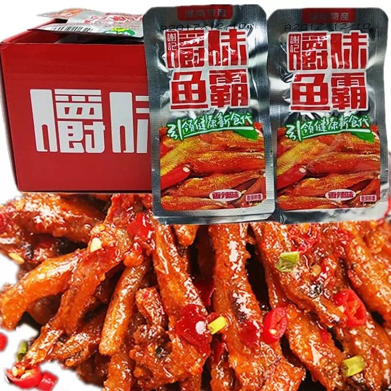 谢记显峰嚼味鱼霸香辣糖醋
