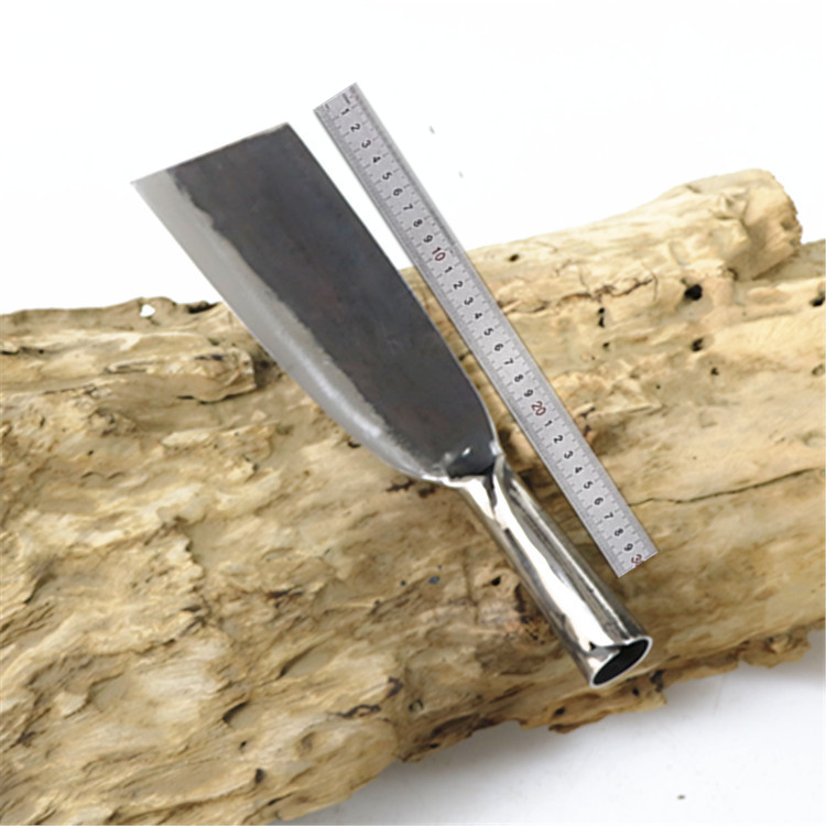 镰刀阳江纯手工锻打弹簧钢农用镰刀 落柴刀割草修枝刀 蔑竹刀