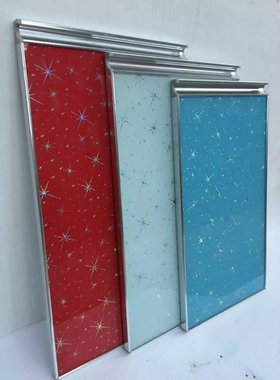 支持单个配做橱柜门定做门板晶钢门厨房整体橱柜门定制钢化玻璃门