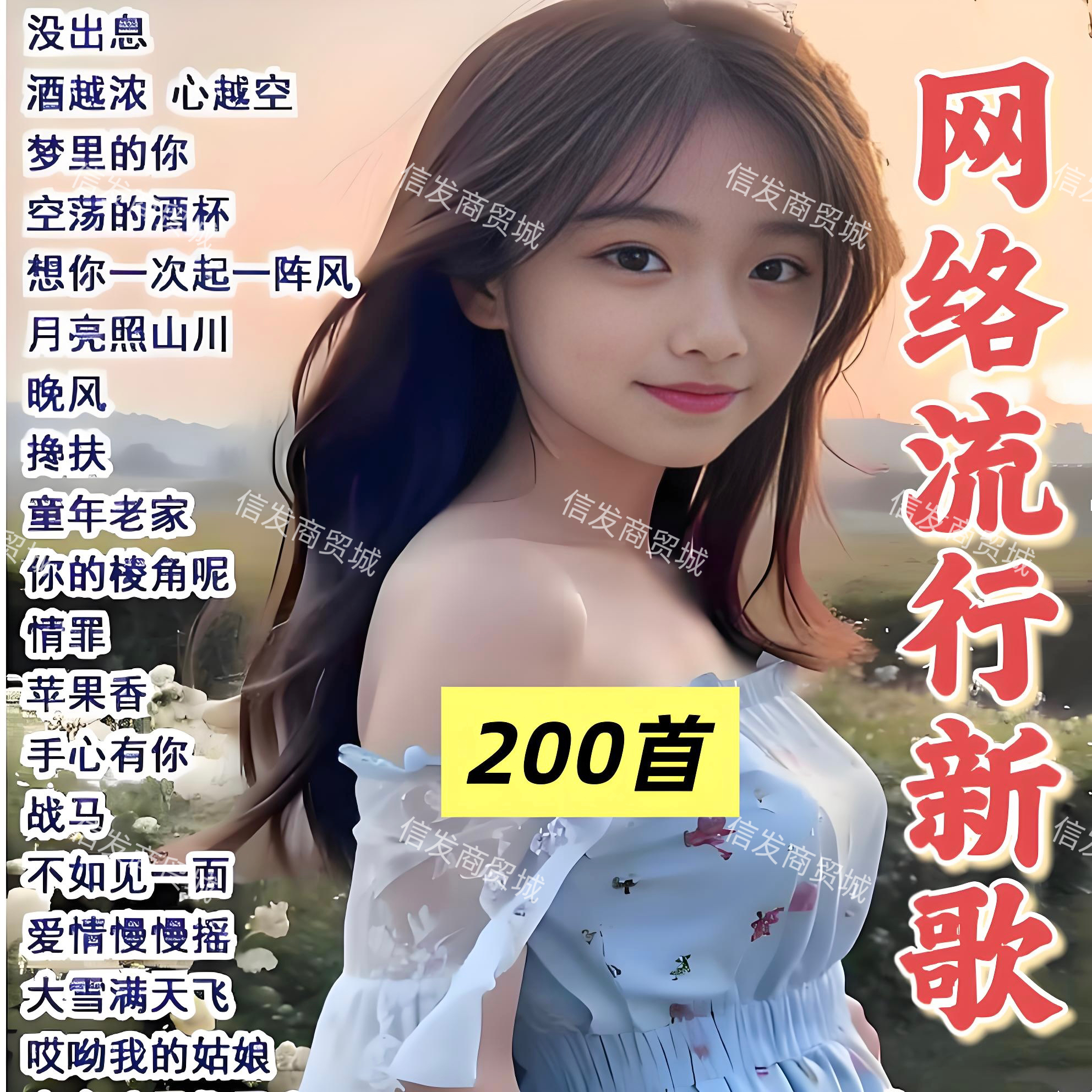 网络流行新歌U盘小音响随身听收音机播放器用流行歌曲内存卡音频