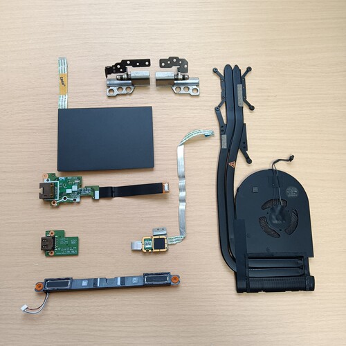 ThinkPad P15S T15 Gen1 P53S T590 风扇USB网卡板屏轴指纹触摸板