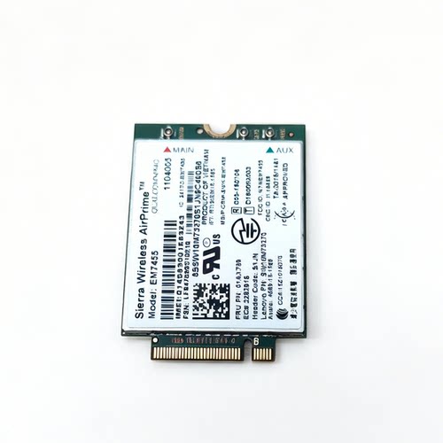 联想 X1 Tablet 3rd Gen Tablet 10 EM7455 4G模块 01AX789