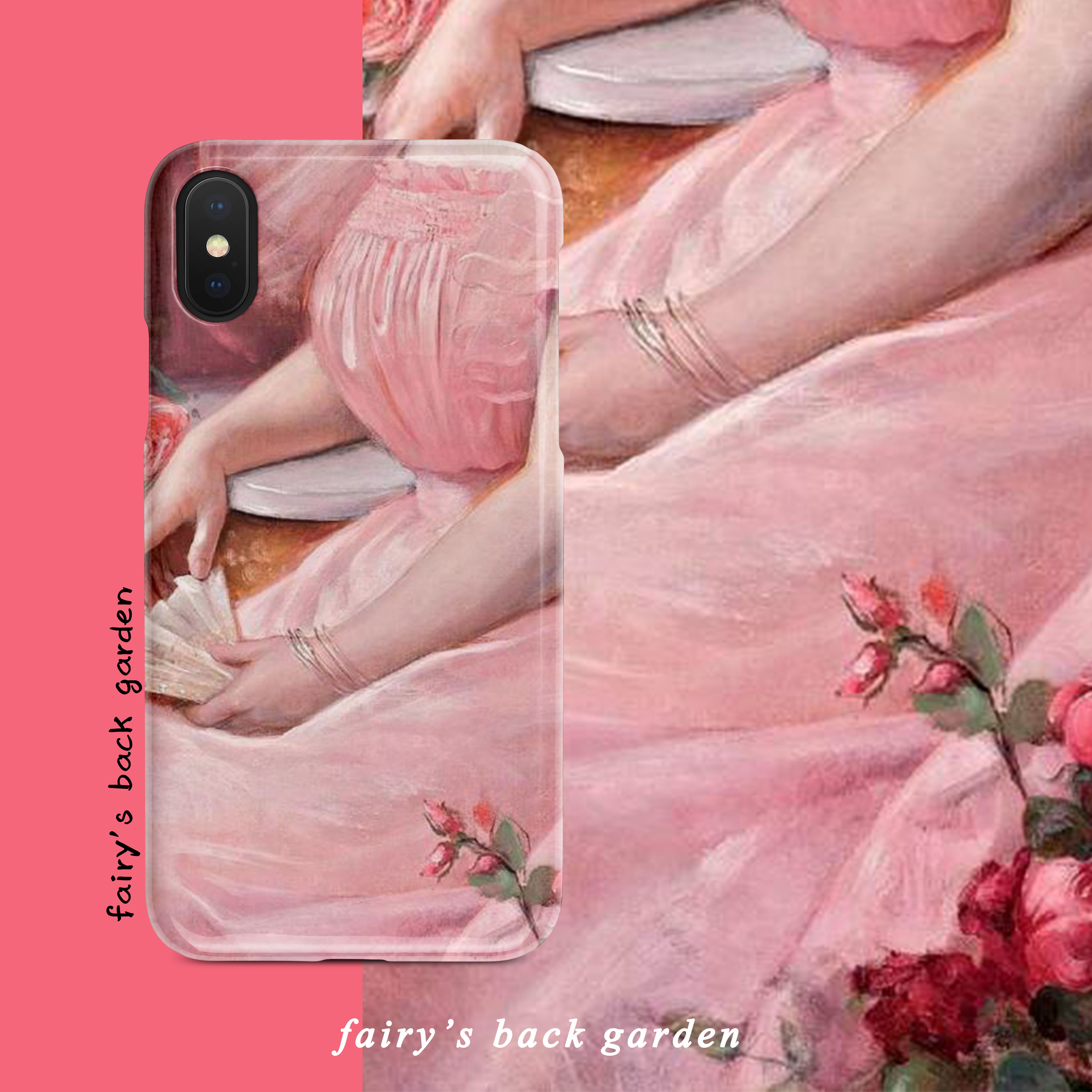 创意油画少女Lolita手机壳美术生适用于苹果安卓流行型号均可