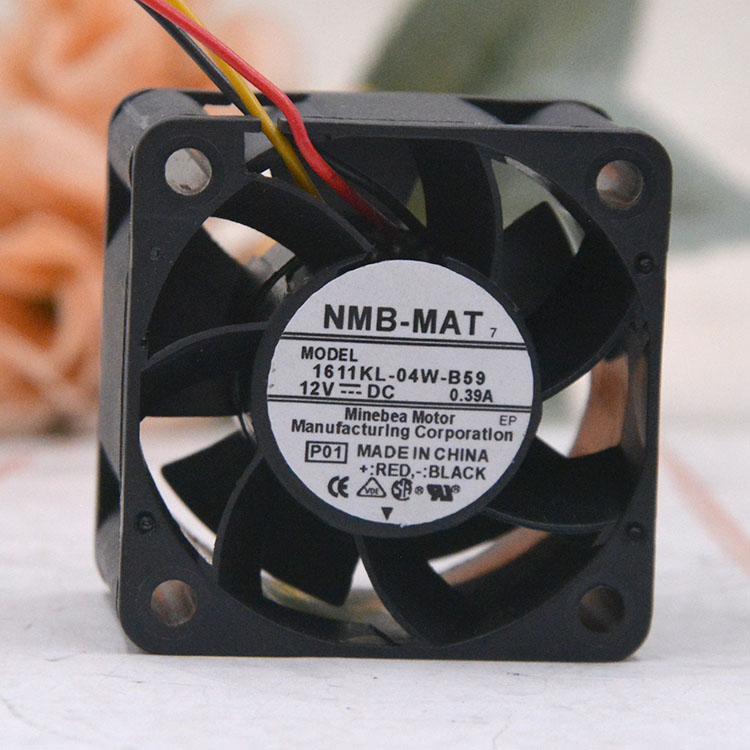 -MAT7 12V0.39A 4028 1611KL-04W-B59 4cm交换机 电源散热风扇