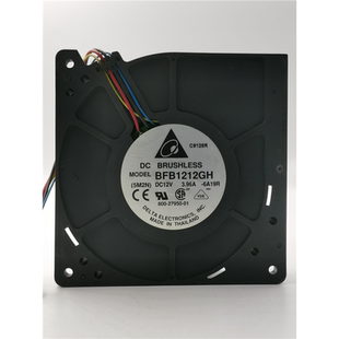 3.96A BFB1212GH 12V 抽风扇 12CM暴力涡轮鼓风机 12032