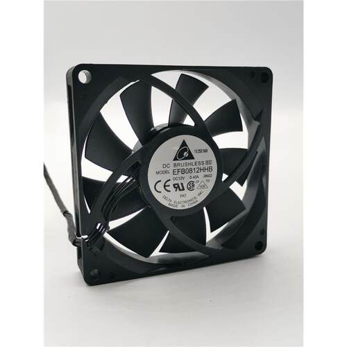 EFB0812HHB  8015 12V 8CM 0.40A 4线PWM机箱CPU散热风扇
