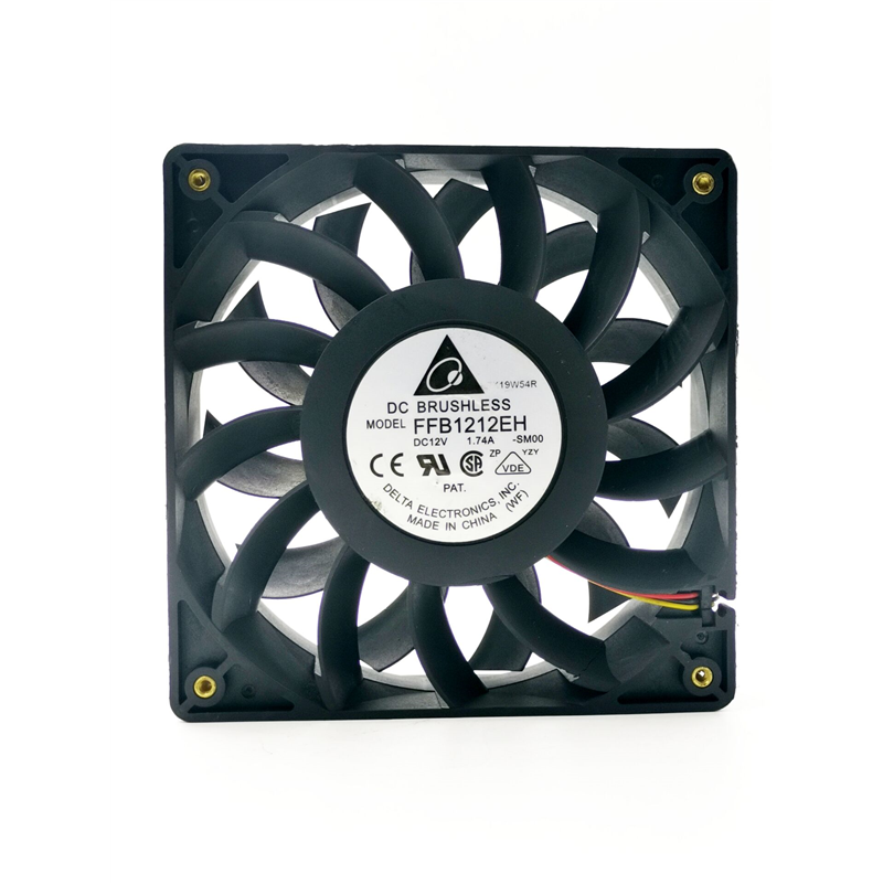 FFB1212EH 12025 12V 1.74A 12CM增压大风量机箱暴力散热风扇